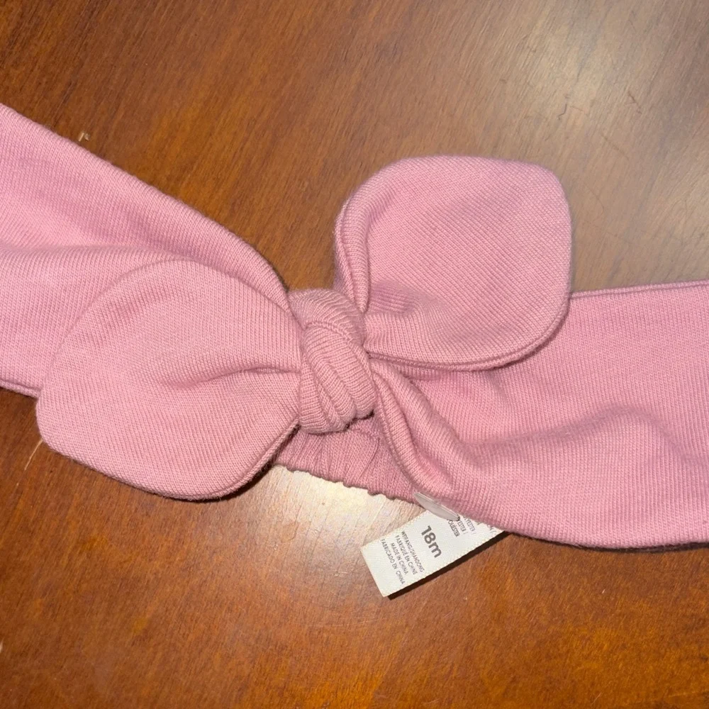Petit Lem Pink Knotted Headband